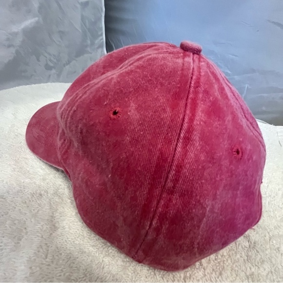 Lucky 7 for Travel Belize 1981 C.A. Pink Adjustable Cotton Ball Cap - Picture 8 of 15